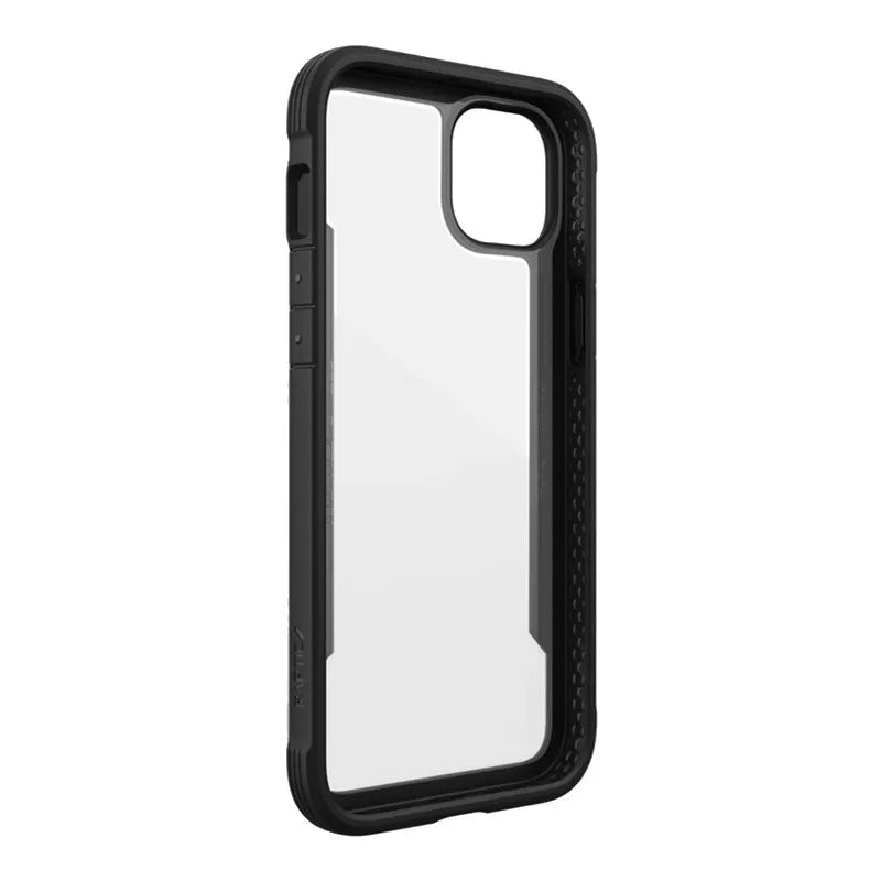 X-Doria Raptic Shield – aliumininis dėklas, skirtas iPhone 14 Plus (išbandytas numetus iš 3 m aukščio) (juodas)