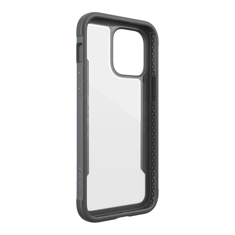 X-Doria Raptic Shield - Aliuminio dėklas iPhone 14 Pro Max (atsparus kritimui iš 3m) (Vaivorykštinis)