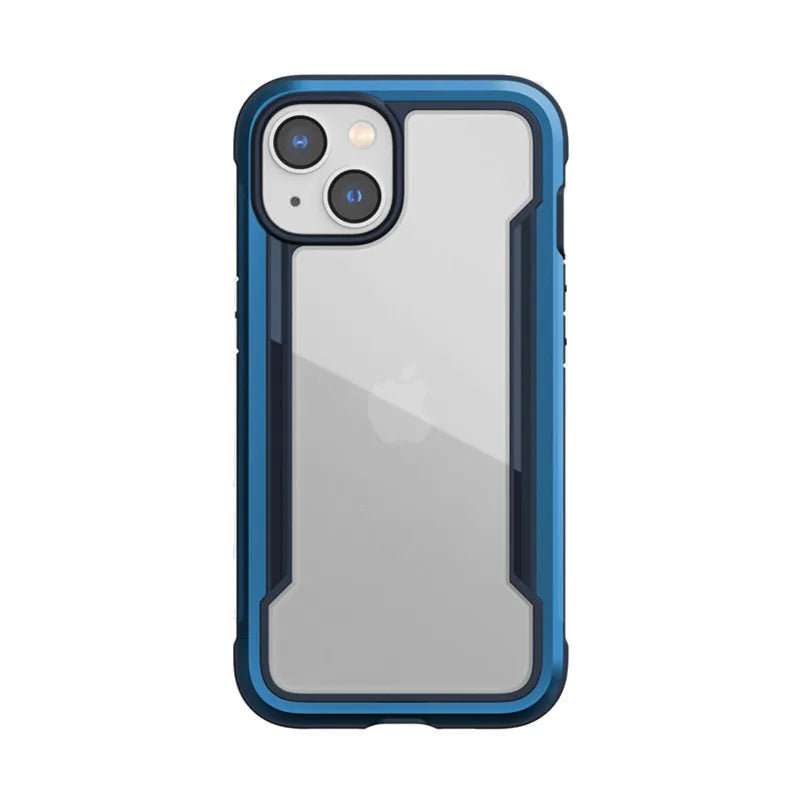 X-Doria Raptic Shield – Aliuminio dėklas, skirtas iPhone 14 (atlaiko kritimą iš 3 m aukščio) (jūros mėlyna)