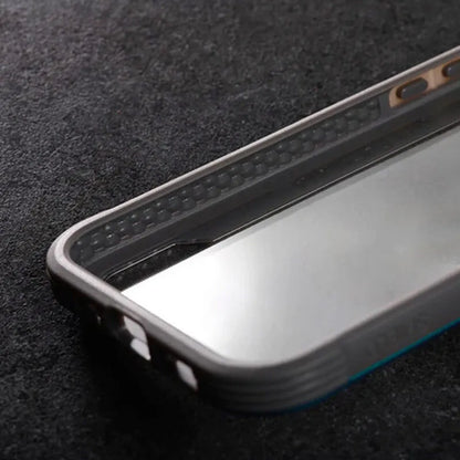 X-Doria Raptic Shield – Aliuminio dėklas, skirtas iPhone 14 (atlaiko kritimą iš 3 m aukščio) (jūros mėlyna)