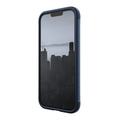 X-Doria Raptic Shield - Aliuminio dėklas skirtas iPhone 14 Plus (Atsparus kritimui iš 3 m) (Jūrų mėlyna)