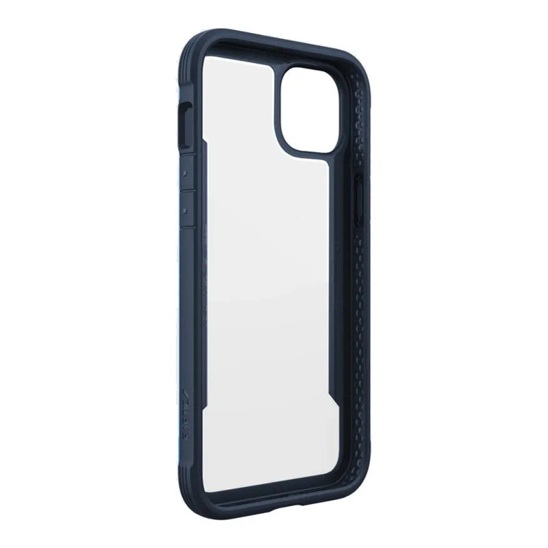 X-Doria Raptic Shield - Aliuminio dėklas skirtas iPhone 14 Plus (Atsparus kritimui iš 3 m) (Jūrų mėlyna)