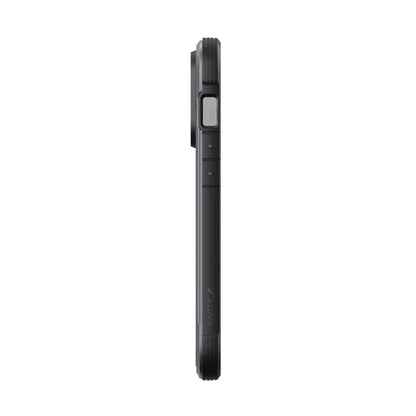 X-Doria Raptic Shield – aliuminio dėklas, skirtas „iPhone 14 Pro“ (atsparus smūgiams iki 3 m) (juodas)