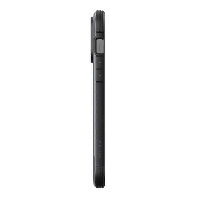 X-Doria Raptic Shield – aliuminio dėklas skirtas iPhone 14 Pro Max (atsparus kritimui iki 3 m) (juoda)
