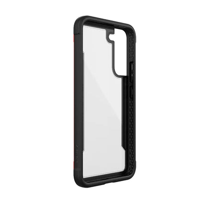 X-Doria Raptic Shield Pro – dėklas, skirtas „Samsung Galaxy S22+ 5G“ (su antimikrobine apsauga) (raudonas)