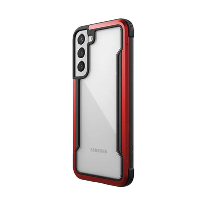 X-Doria Raptic Shield Pro – dėklas, skirtas „Samsung Galaxy S22+ 5G“ (su antimikrobine apsauga) (raudonas)