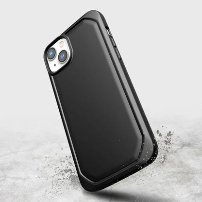 X-Doria Raptic Slim - Biologiškai skaidomas dėklas iPhone 14 Plus (juodas)