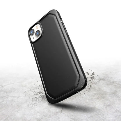 X-Doria Raptic Slim - Biologiškai skaidomas dėklas iPhone 14 Plus (juodas)