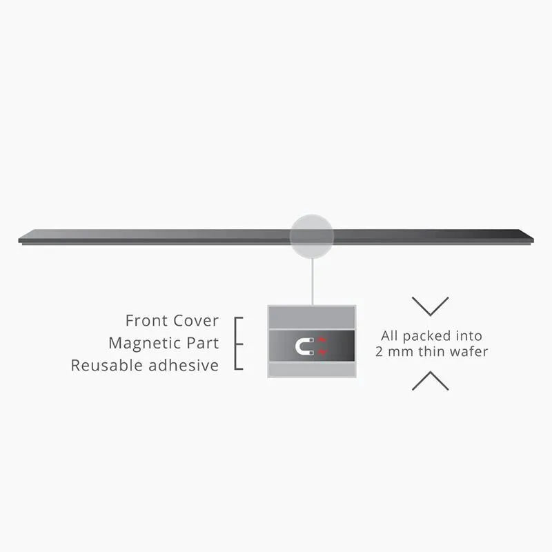 XVIDA StickyPad5 išmaniųjų telefonų magnetinis adapteris – universalus, lipnus