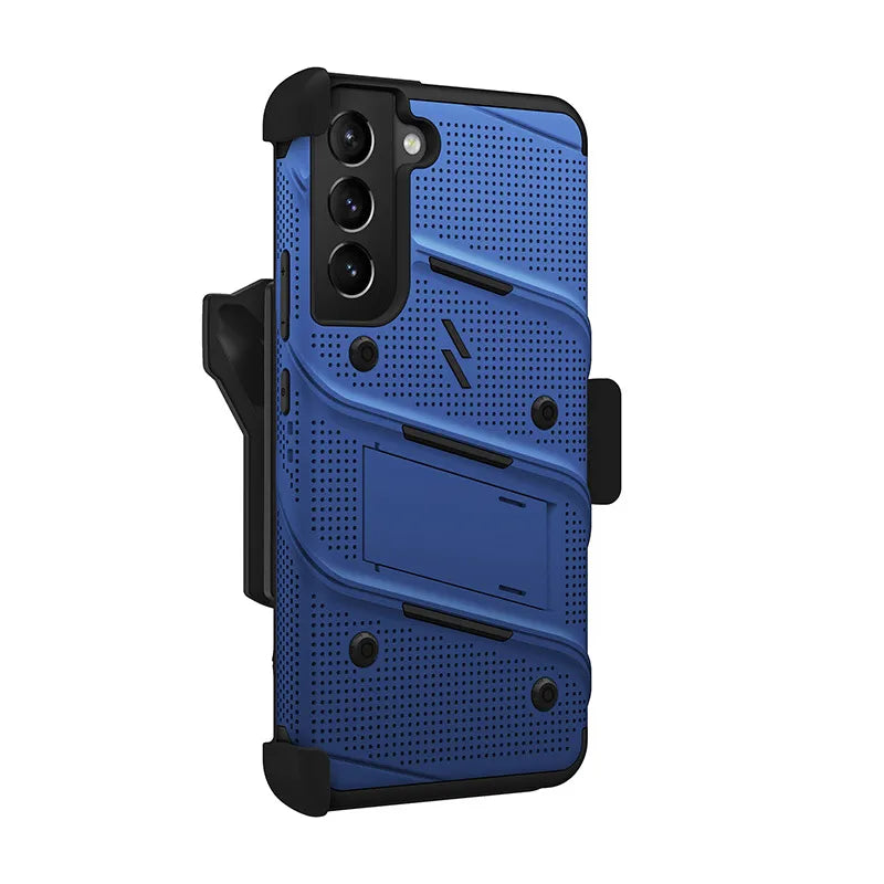 ZIZO BOLT Bundle Samsung Galaxy S22+ dėklas - Mėlyna ir Juoda