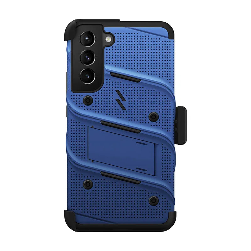 ZIZO BOLT Bundle Samsung Galaxy S22+ dėklas - Mėlyna ir Juoda