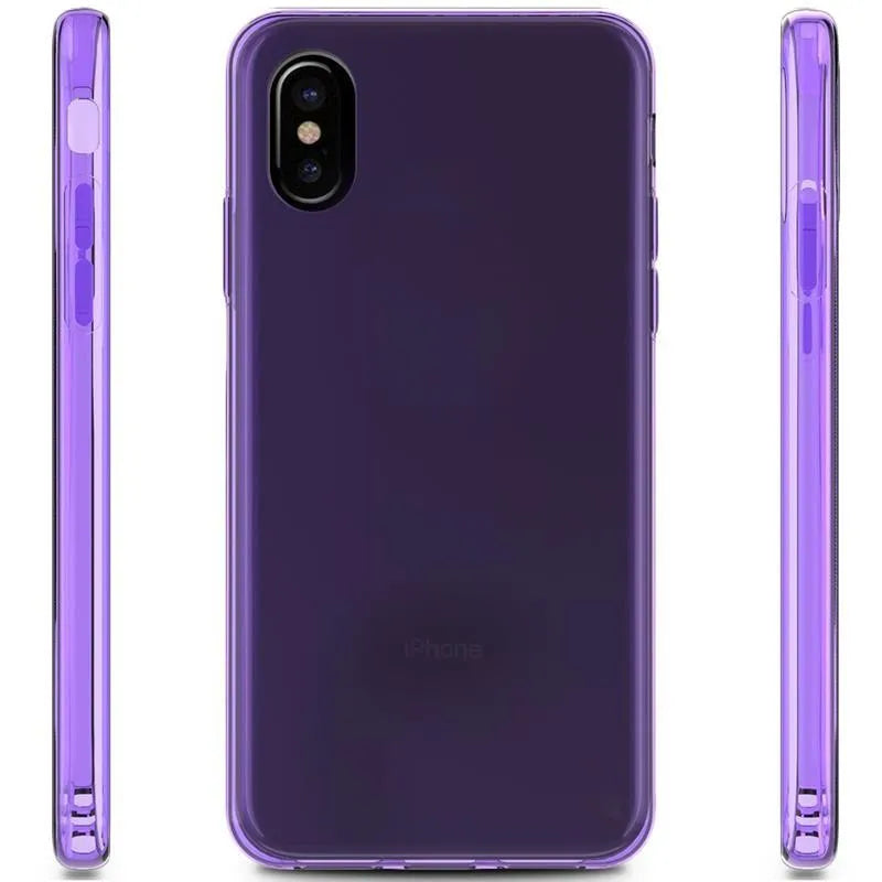 Zizo TPU dėklas, skirtas iPhone X (purpurinis)