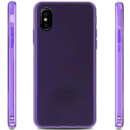 Zizo TPU dėklas, skirtas iPhone X (purpurinis)